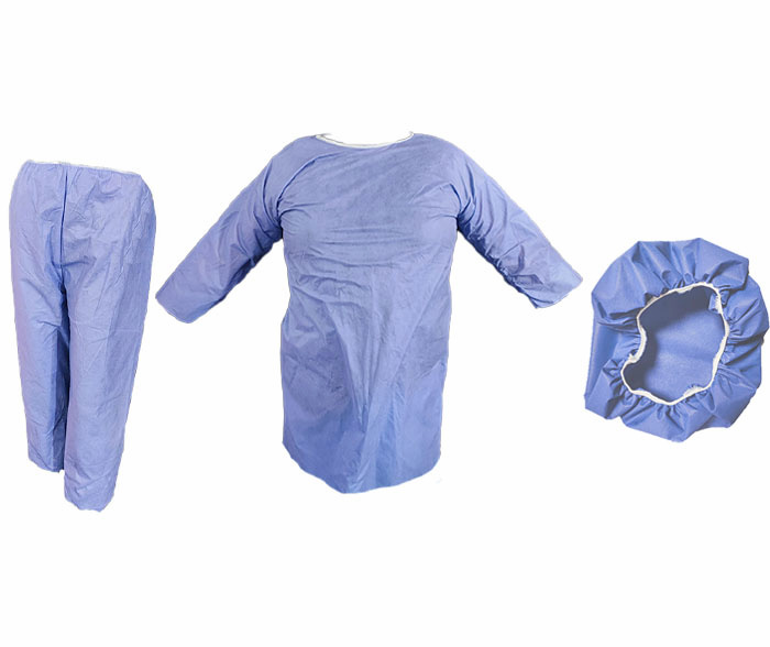 ست لباس بیمارستان در رنگبندی های متفاوت با پارچه تنفس پذیر